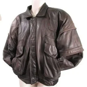LUIKヴィンテージ1980s padded leather jacket LUIKヴィンテージ1980s padded leather jacket 1980s Vintage